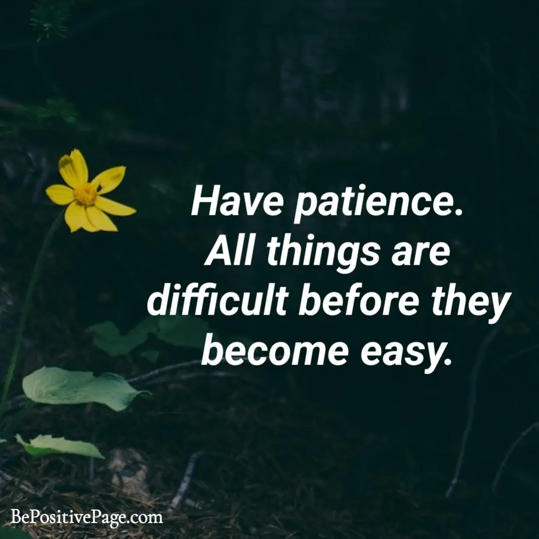 Patience quotes