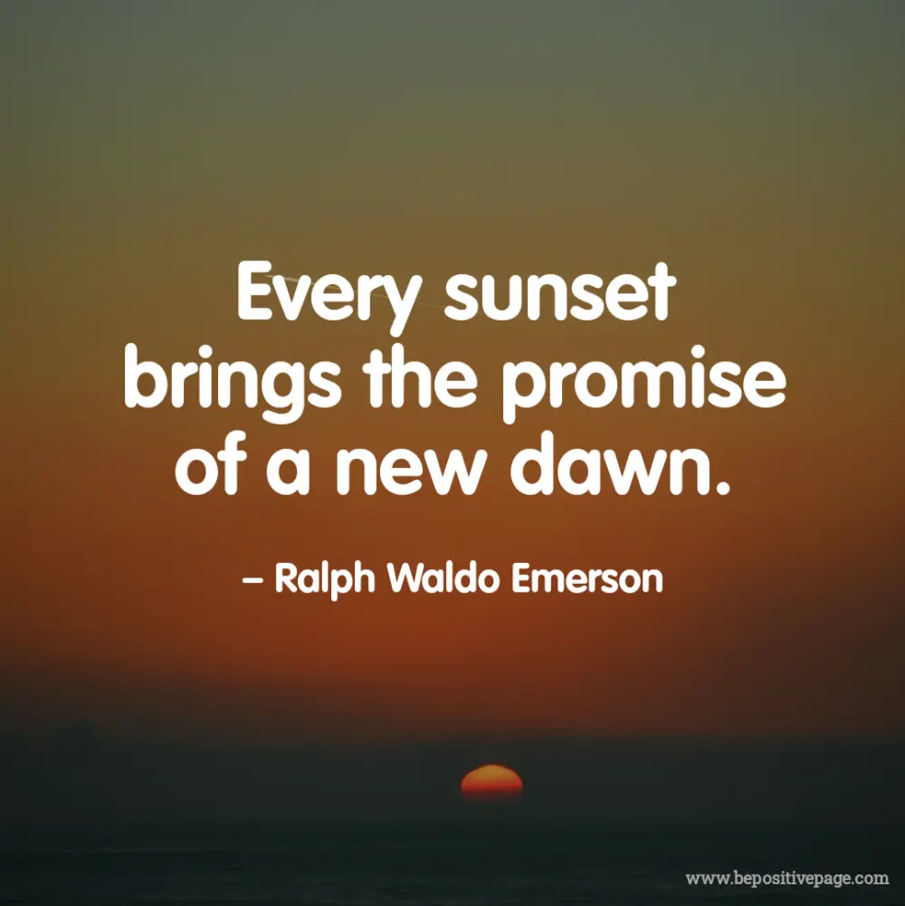 Sunset quotes