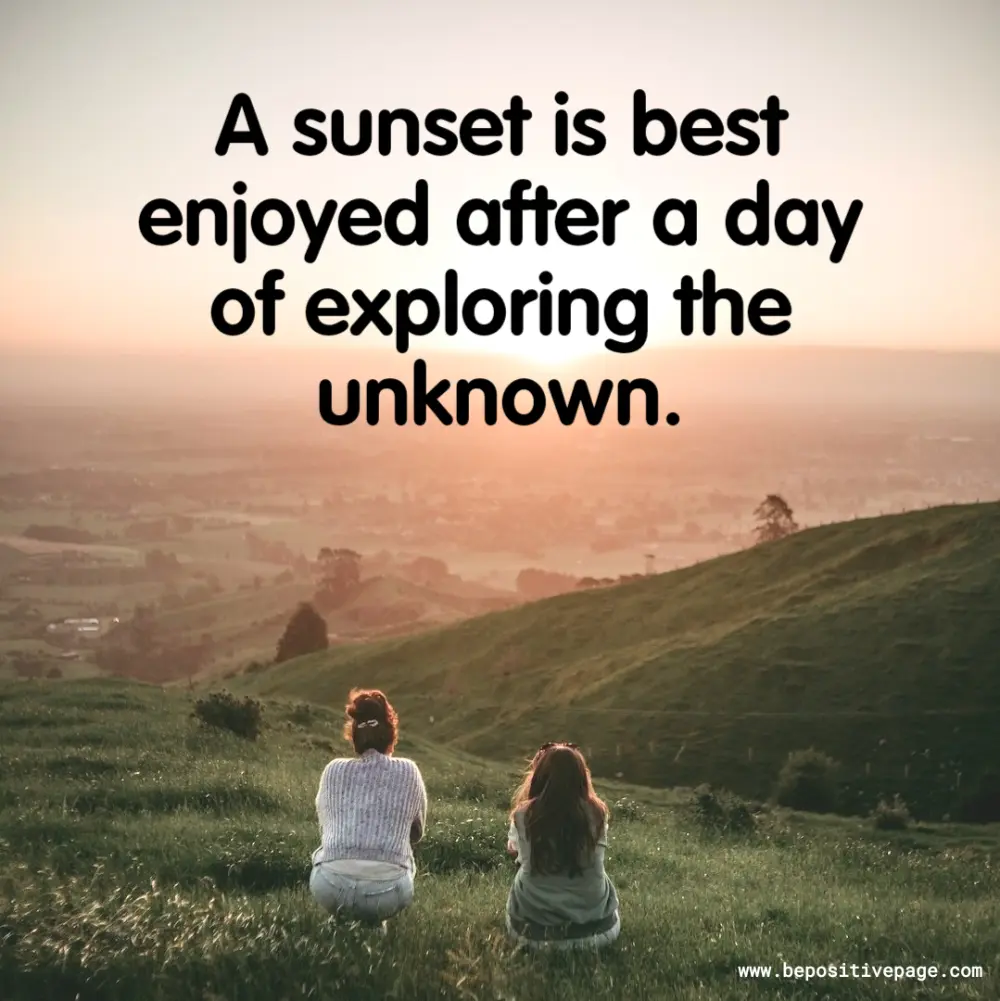 Sunset quotes