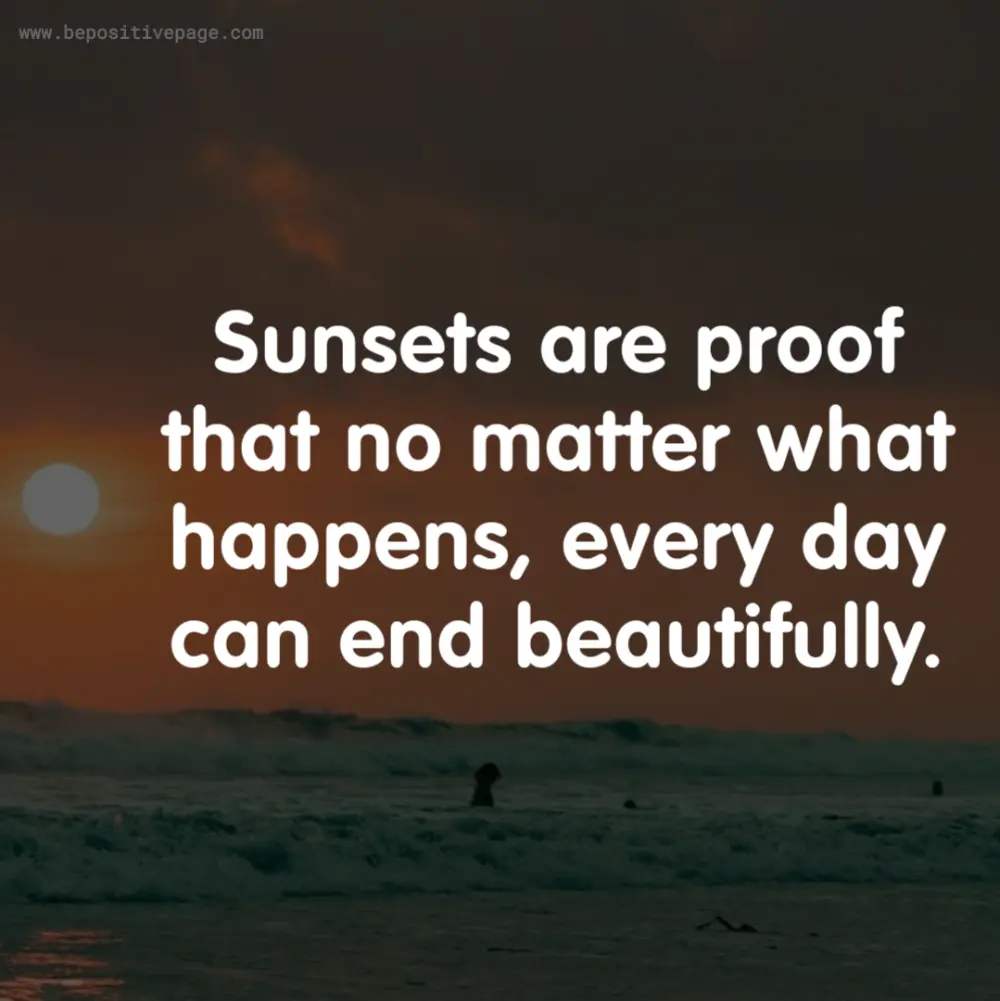 Sunset quotes